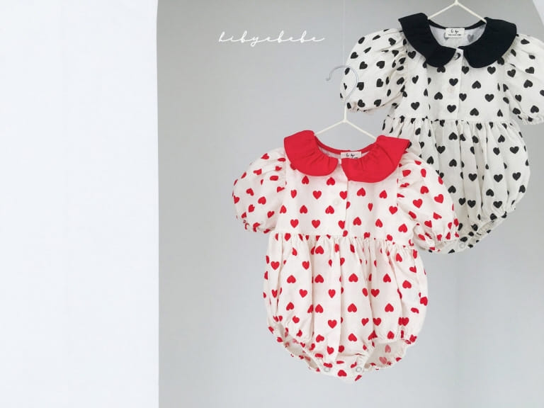 HI BYEBEBE - Korean Children Fashion - #Kfashion4kids - Audrey Heart Bodysuit - 2