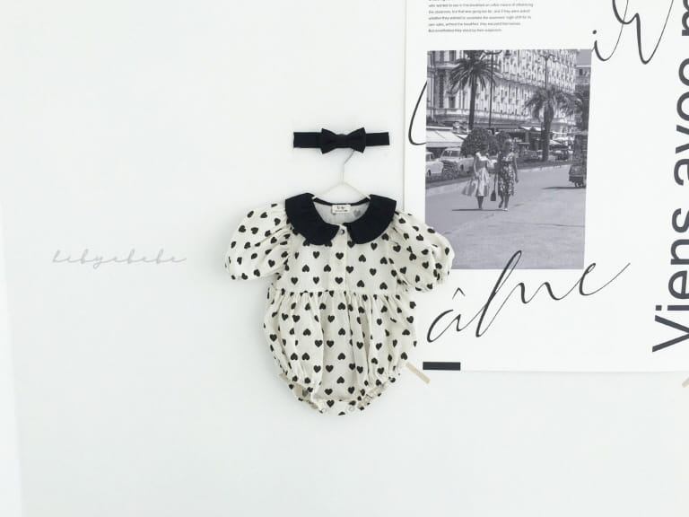 HI BYEBEBE - Korean Children Fashion - #Kfashion4kids - Audrey Heart Bodysuit - 8