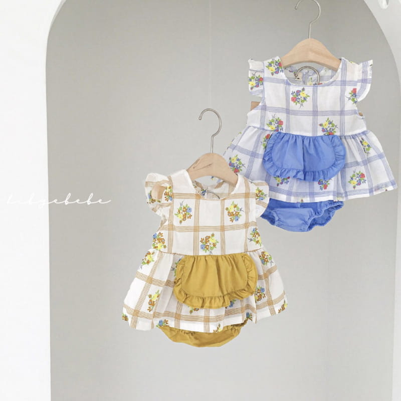 HI BYEBEBE - Korean Children Fashion - #Kfashion4kids - Picnic Blouse Bottom Set