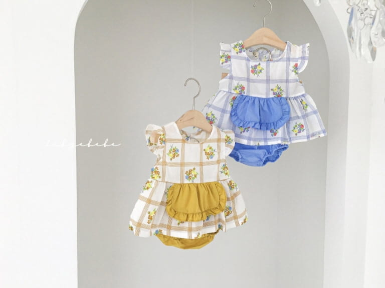HI BYEBEBE - Korean Children Fashion - #Kfashion4kids - Picnic Blouse Bottom Set - 2