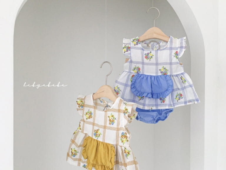 HI BYEBEBE - Korean Children Fashion - #Kfashion4kids - Picnic Blouse Bottom Set - 3
