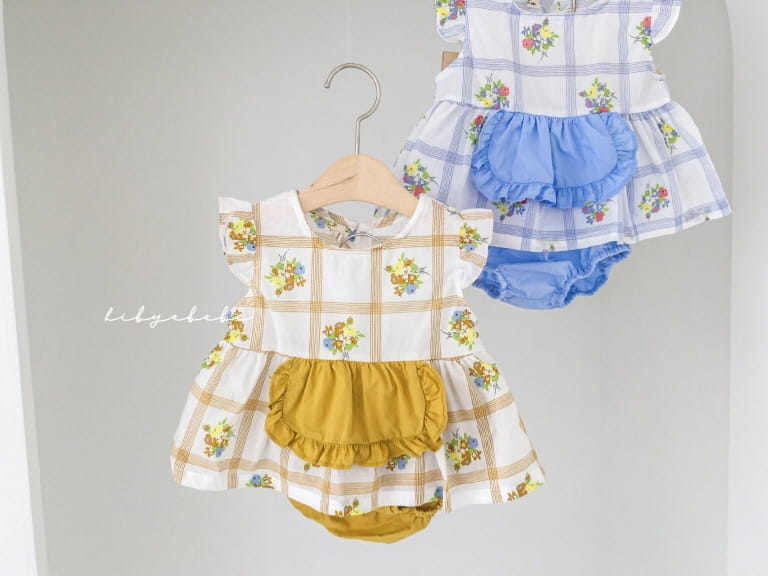 HI BYEBEBE - Korean Children Fashion - #Kfashion4kids - Picnic Blouse Bottom Set - 4