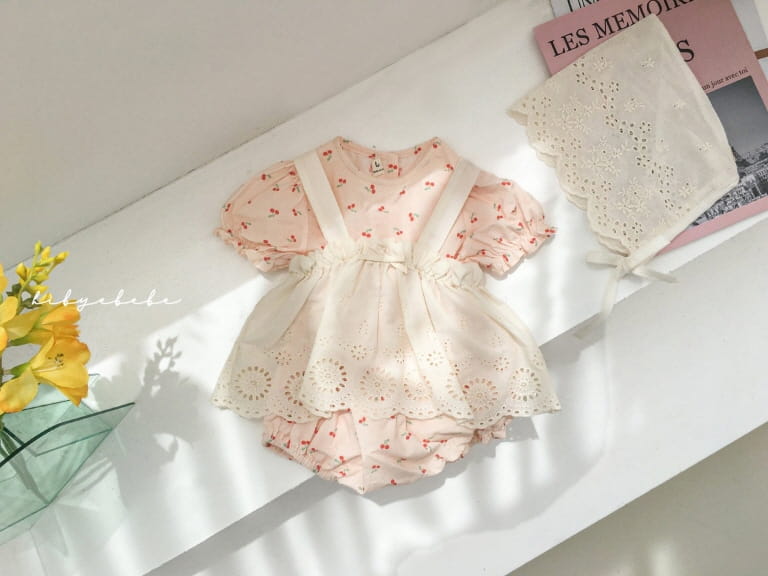 HI BYEBEBE - Korean Children Fashion - #Kfashion4kids - Sweet Cherry Bodysuit - 10