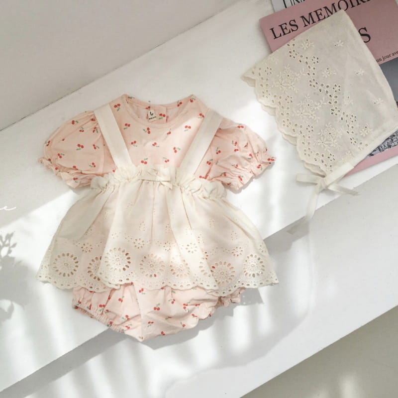 HI BYEBEBE - Korean Children Fashion - #Kfashion4kids - Sweet Cherry Bodysuit - 11