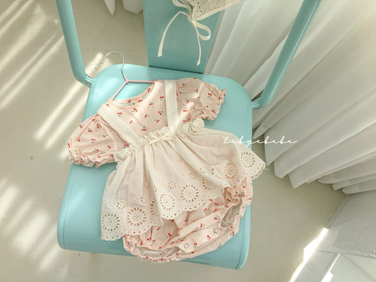 HI BYEBEBE - Korean Children Fashion - #Kfashion4kids - Sweet Cherry Bodysuit - 2