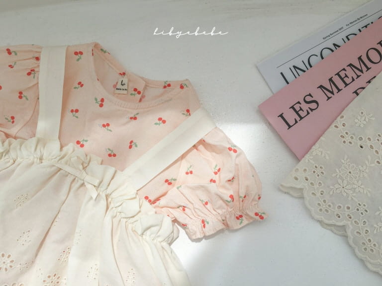 HI BYEBEBE - Korean Children Fashion - #Kfashion4kids - Sweet Cherry Bodysuit - 4