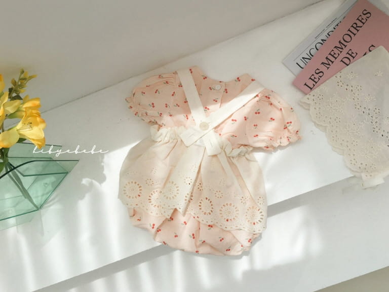 HI BYEBEBE - Korean Children Fashion - #Kfashion4kids - Sweet Cherry Bodysuit - 5