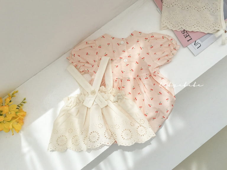 HI BYEBEBE - Korean Children Fashion - #Kfashion4kids - Sweet Cherry Bodysuit - 6