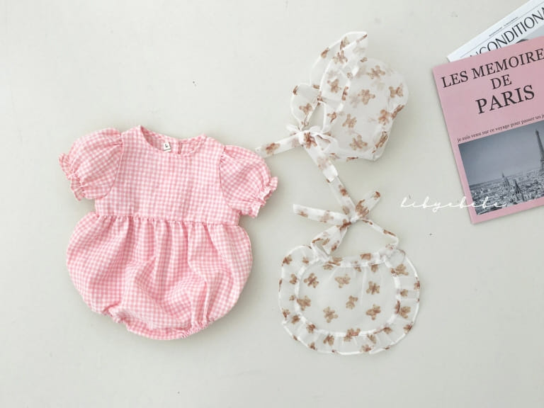HI BYEBEBE - Korean Children Fashion - #Kfashion4kids - Pink Pink Check Bodysuit - 4