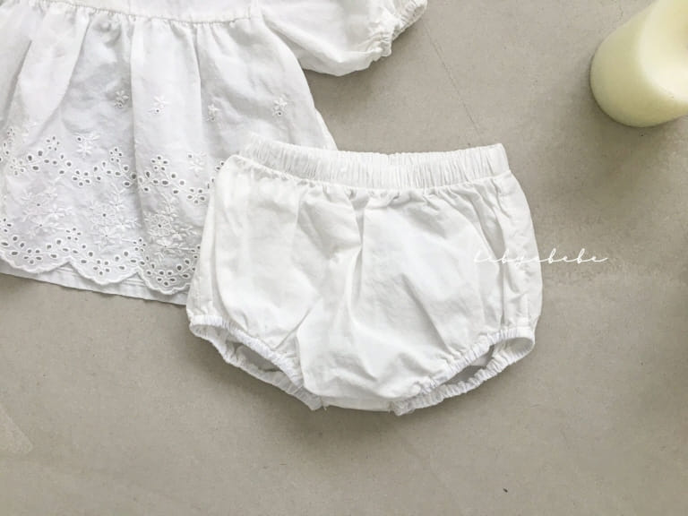 HI BYEBEBE - Korean Children Fashion - #Kfashion4kids - Lace Blouse Bottom Set - 5