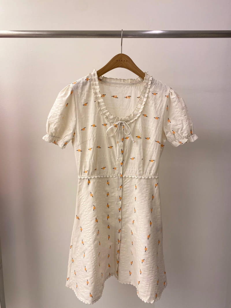 HIVER - Korean Children Fashion - #Kfashion4kids - Touch Embroidery One-piece - 3