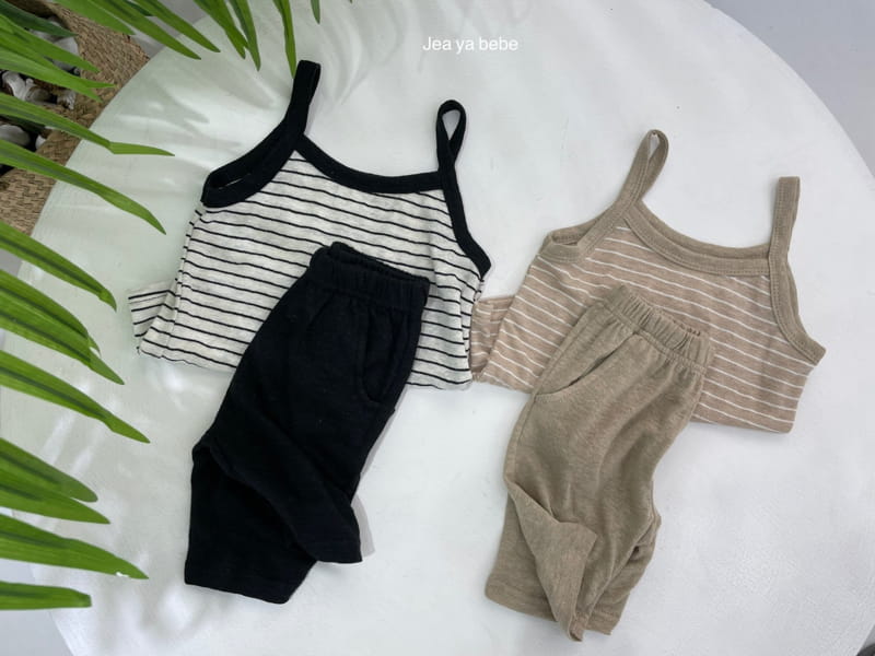 JEAYA & MYMI - Korean Children Fashion - #Kfashion4kids - Linen Top Bottom Set - 10