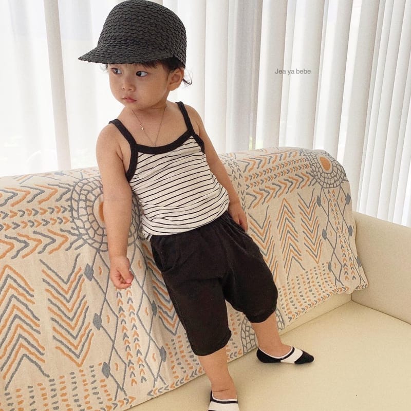 JEAYA & MYMI - Korean Children Fashion - #Kfashion4kids - Linen Top Bottom Set - 4