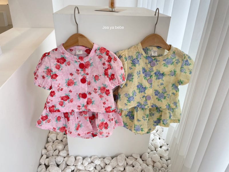 JEAYA & MYMI - Korean Children Fashion - #Kfashion4kids - Rose Top Bottom Set