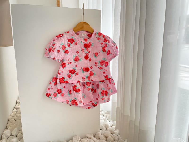 JEAYA & MYMI - Korean Children Fashion - #Kfashion4kids - Rose Top Bottom Set - 10
