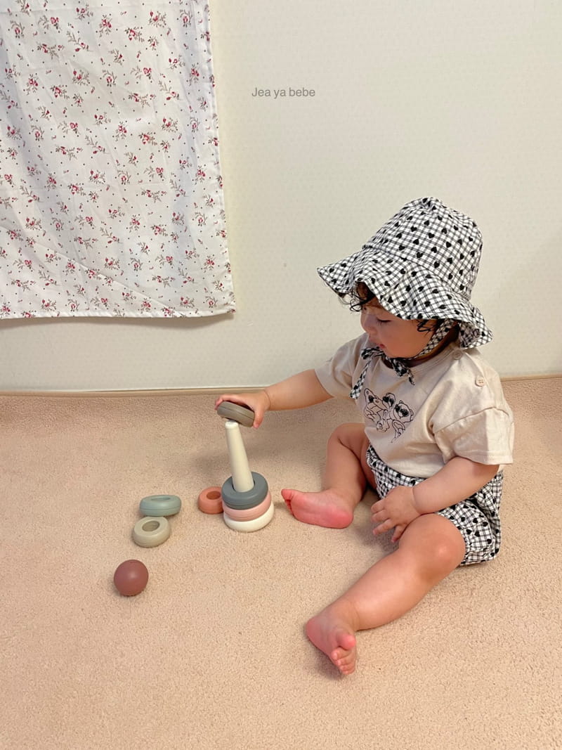 JEAYA & MYMI - Korean Children Fashion - #Kfashion4kids - Heart Bear Top Bottom Set - 10