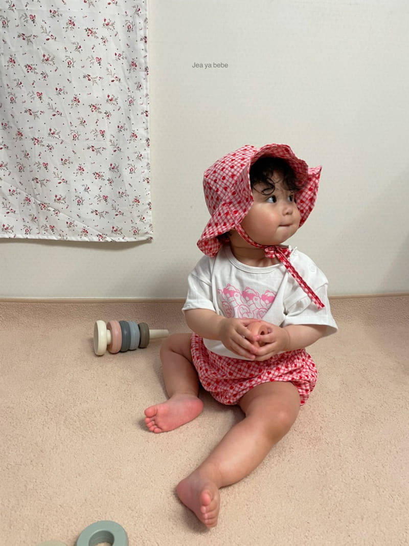 JEAYA & MYMI - Korean Children Fashion - #Kfashion4kids - Heart Bear Top Bottom Set - 11