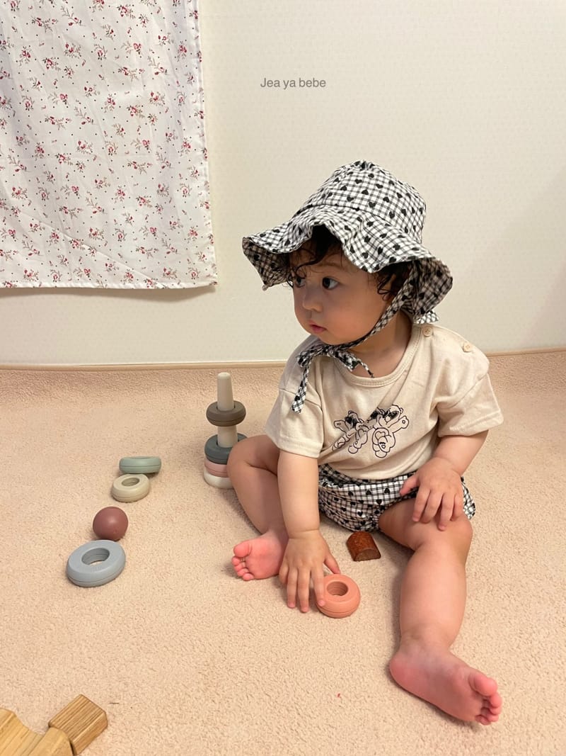JEAYA & MYMI - Korean Children Fashion - #Kfashion4kids - Heart Bear Top Bottom Set - 8