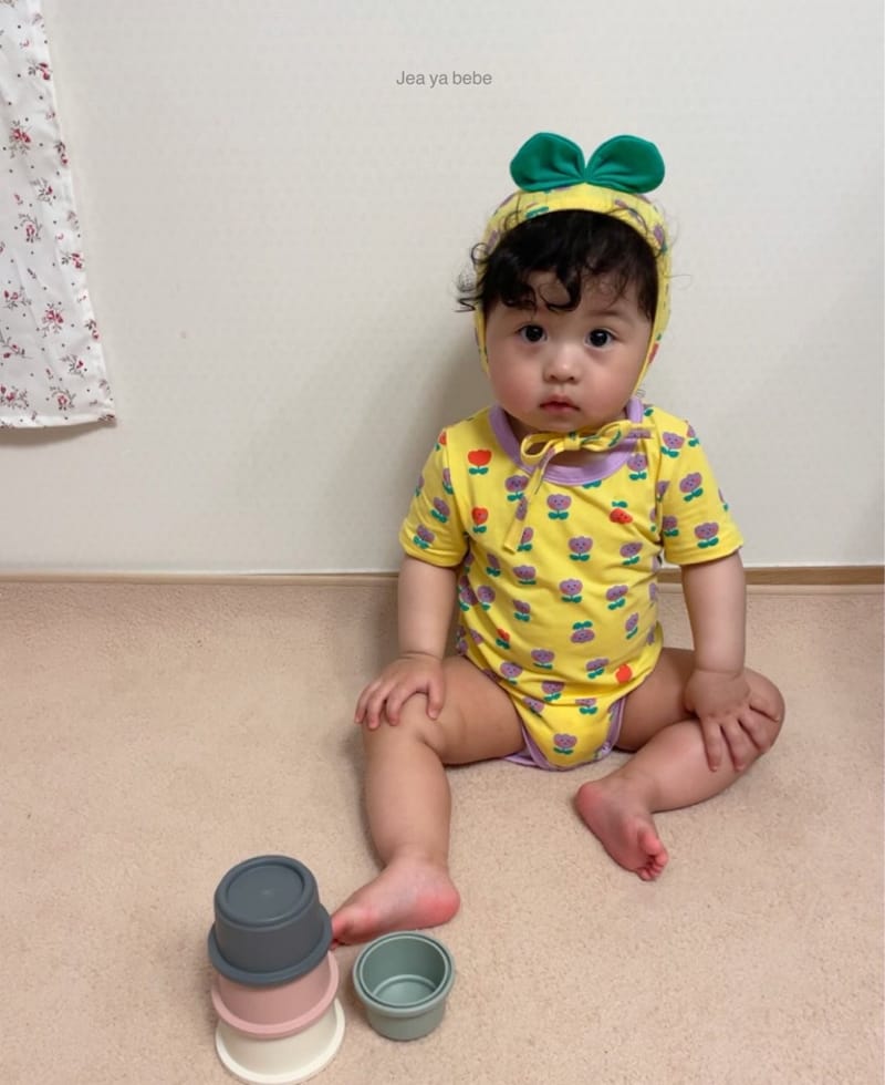JEAYA & MYMI - Korean Children Fashion - #Kfashion4kids - Flower Garden Bodysuit