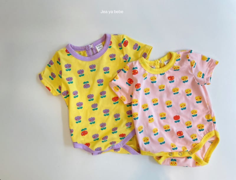 JEAYA & MYMI - Korean Children Fashion - #Kfashion4kids - Flower Garden Bodysuit - 10