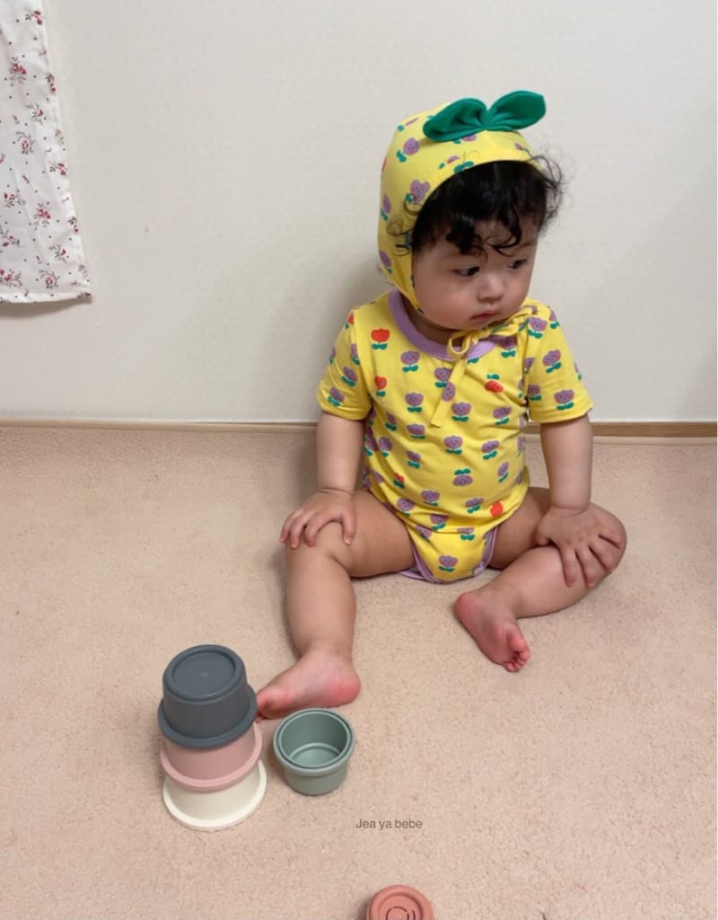 JEAYA & MYMI - Korean Children Fashion - #Kfashion4kids - Flower Garden Bodysuit - 3