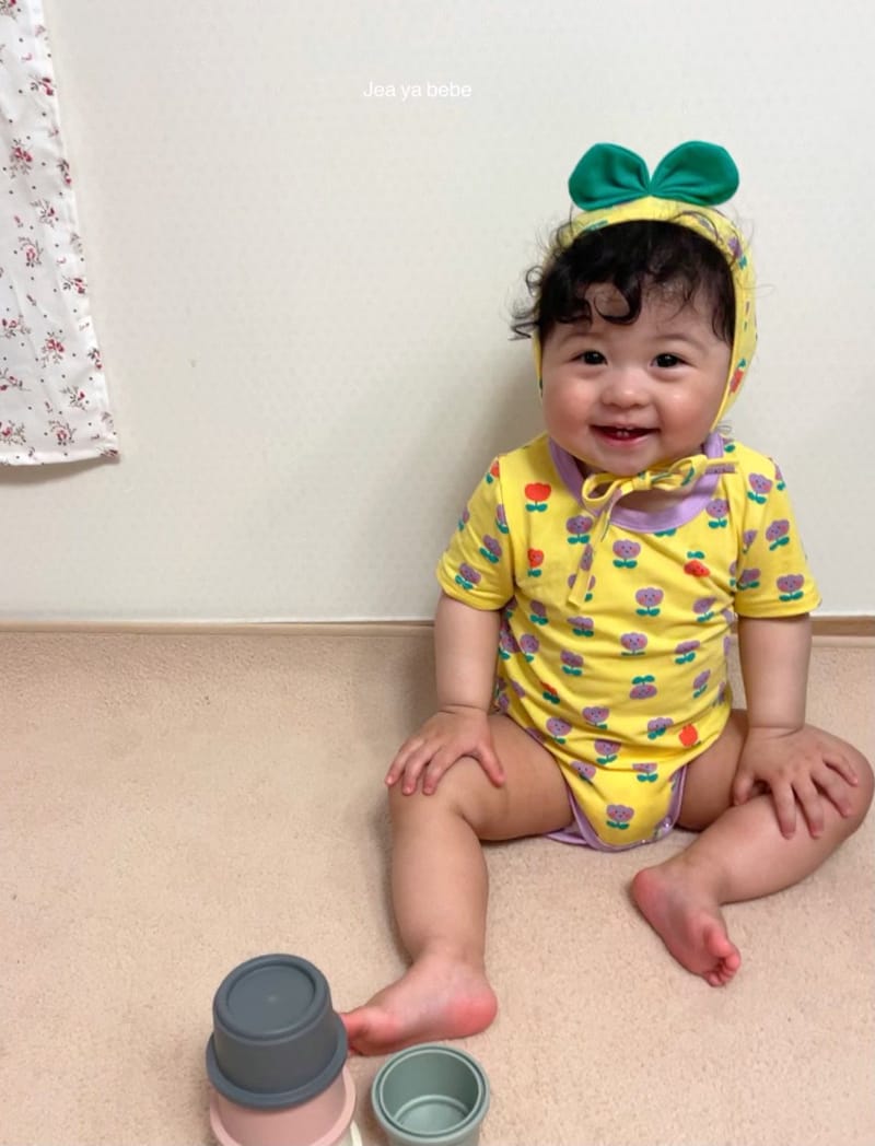 JEAYA & MYMI - Korean Children Fashion - #Kfashion4kids - Flower Garden Bodysuit - 4