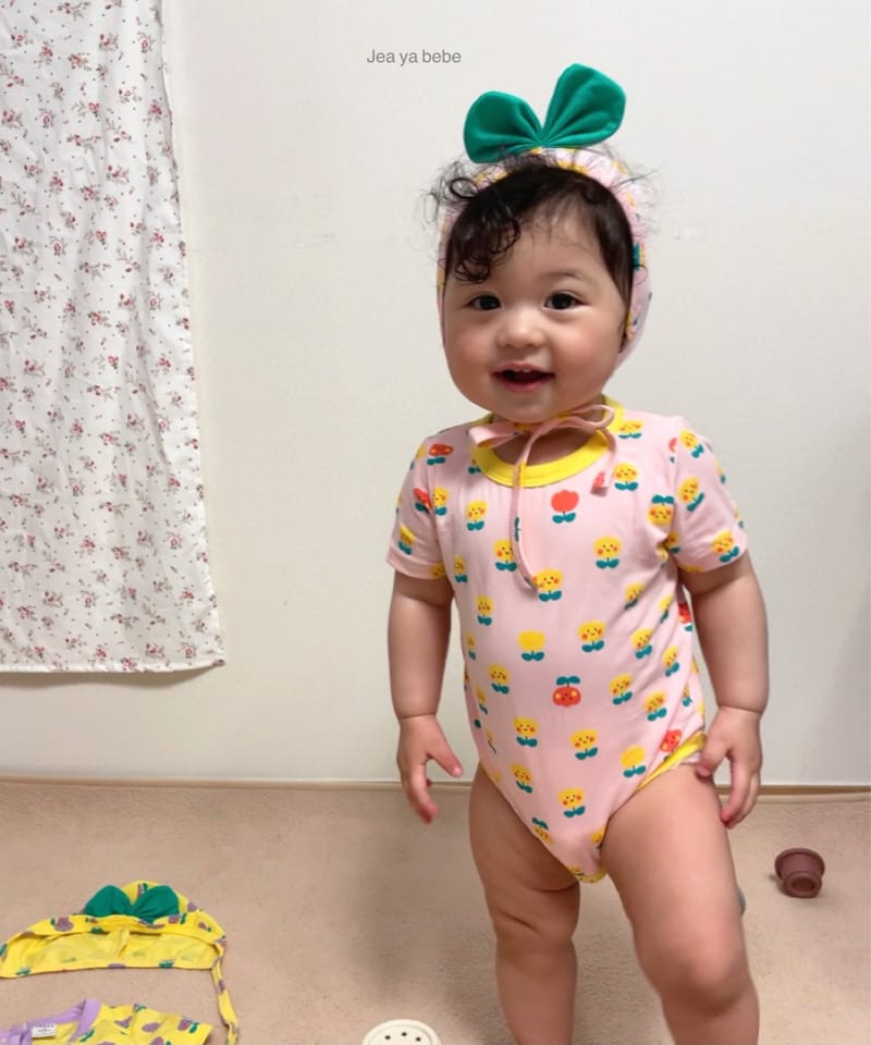 JEAYA & MYMI - Korean Children Fashion - #Kfashion4kids - Flower Garden Bodysuit - 5