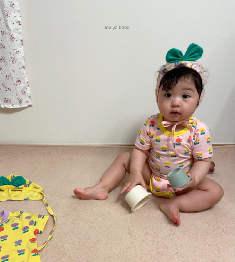 JEAYA & MYMI - Korean Children Fashion - #Kfashion4kids - Flower Garden Bodysuit - 6