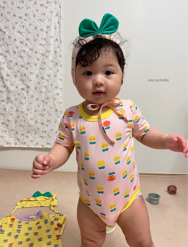 JEAYA & MYMI - Korean Children Fashion - #Kfashion4kids - Flower Garden Bodysuit - 8
