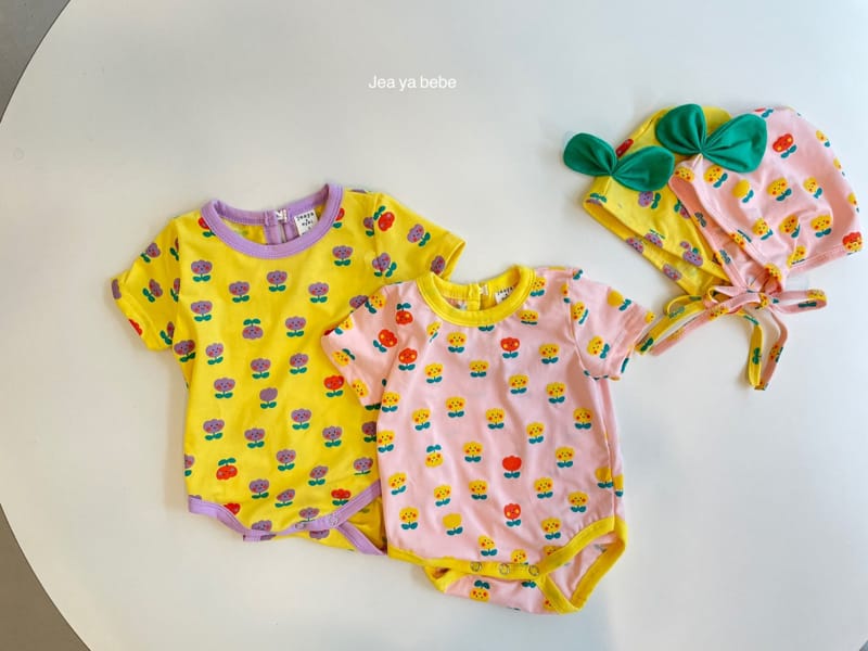 JEAYA & MYMI - Korean Children Fashion - #Kfashion4kids - Flower Garden Bodysuit - 9