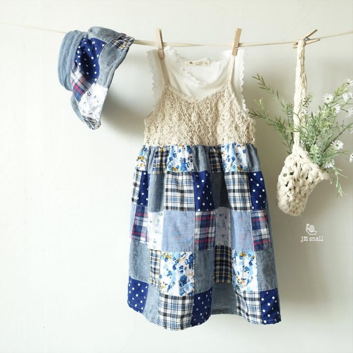 JM SNAIL - Korean Children Fashion - #Kfashion4kids - Piece Patch One-piece - 6