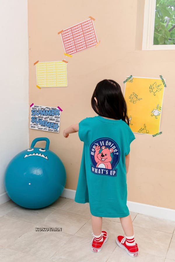 KOKOYARN - Korean Children Fashion - #Kfashion4kids - What's Up Long Tee - 4