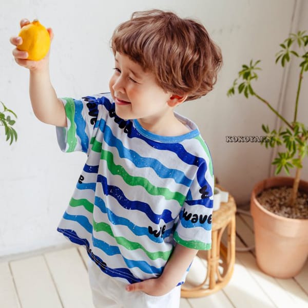 KOKOYARN - Korean Children Fashion - #Kfashion4kids - Wave Tee