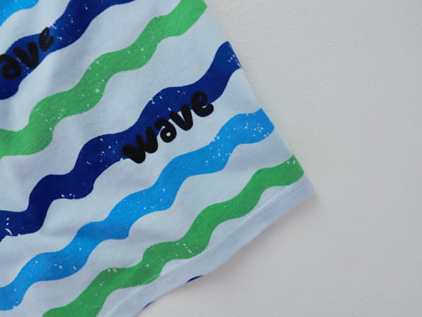 KOKOYARN - Korean Children Fashion - #Kfashion4kids - Wave Tee - 10