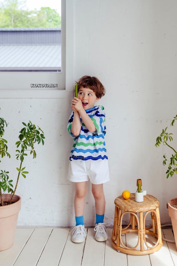 KOKOYARN - Korean Children Fashion - #Kfashion4kids - Wave Tee - 11