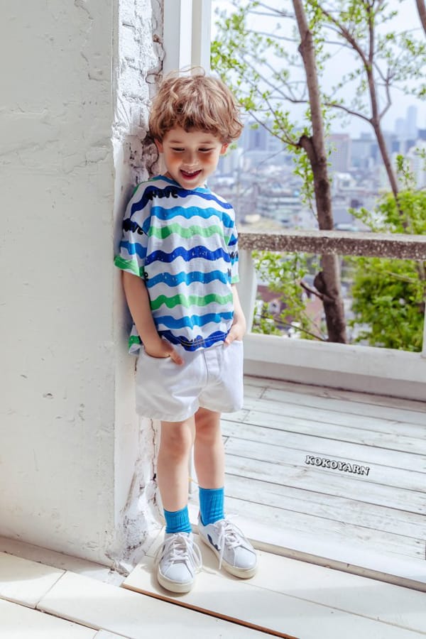 KOKOYARN - Korean Children Fashion - #Kfashion4kids - Wave Tee - 4