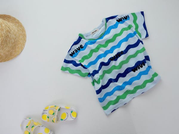 KOKOYARN - Korean Children Fashion - #Kfashion4kids - Wave Tee - 7