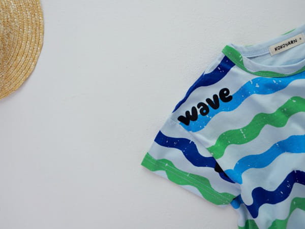 KOKOYARN - Korean Children Fashion - #Kfashion4kids - Wave Tee - 8