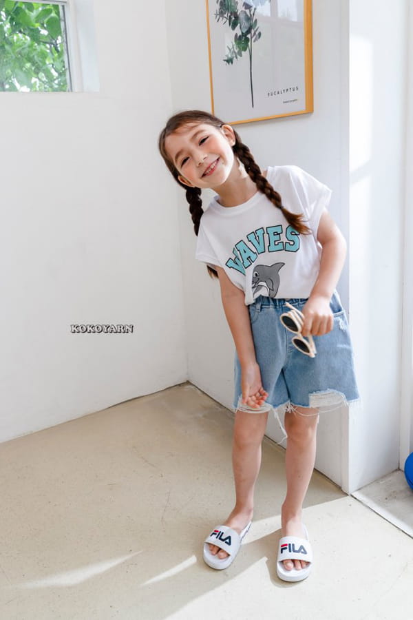 KOKOYARN - Korean Children Fashion - #Kfashion4kids - Denim Vintage Shorts - 5
