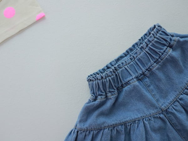 KOKOYARN - Korean Children Fashion - #Kfashion4kids - Denim Skirt Shorts - 10