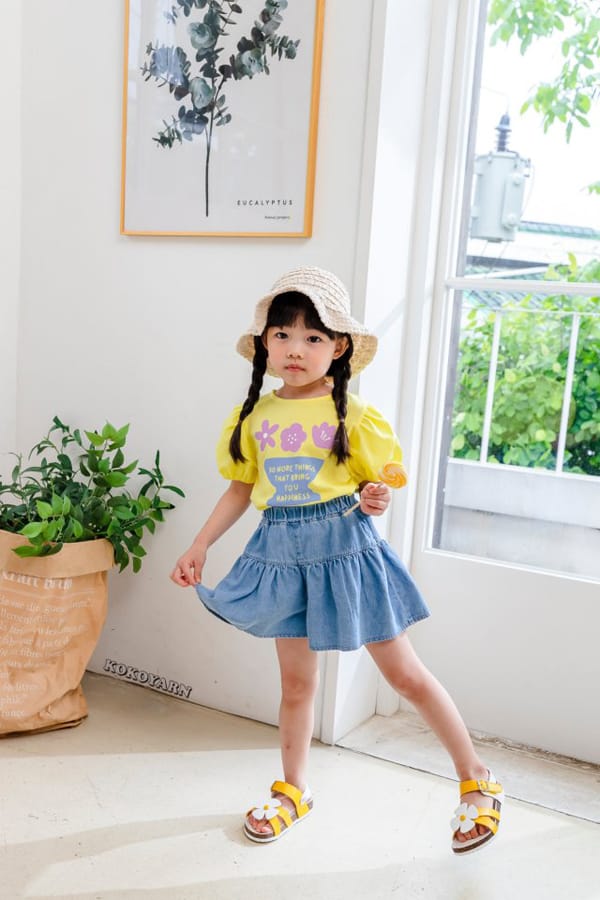 KOKOYARN - Korean Children Fashion - #Kfashion4kids - Denim Skirt Shorts - 11