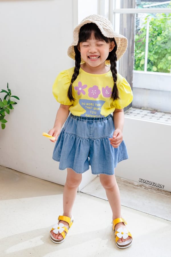 KOKOYARN - Korean Children Fashion - #Kfashion4kids - Denim Skirt Shorts - 3