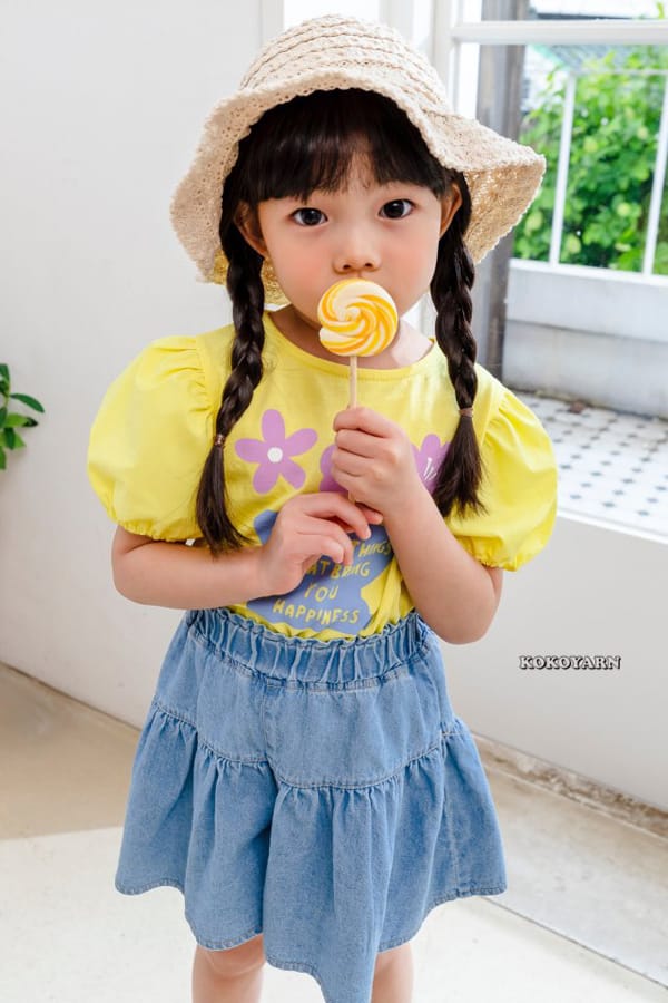 KOKOYARN - Korean Children Fashion - #Kfashion4kids - Denim Skirt Shorts - 4