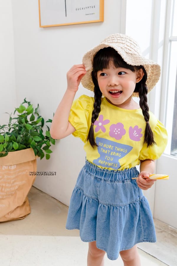 KOKOYARN - Korean Children Fashion - #Kfashion4kids - Denim Skirt Shorts - 5