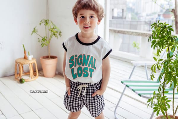 KOKOYARN - Korean Children Fashion - #Kfashion4kids - Check Shorts - 2