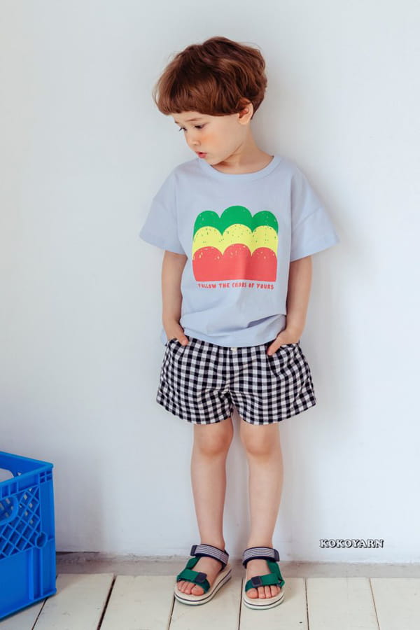 KOKOYARN - Korean Children Fashion - #Kfashion4kids - Check Shorts - 6