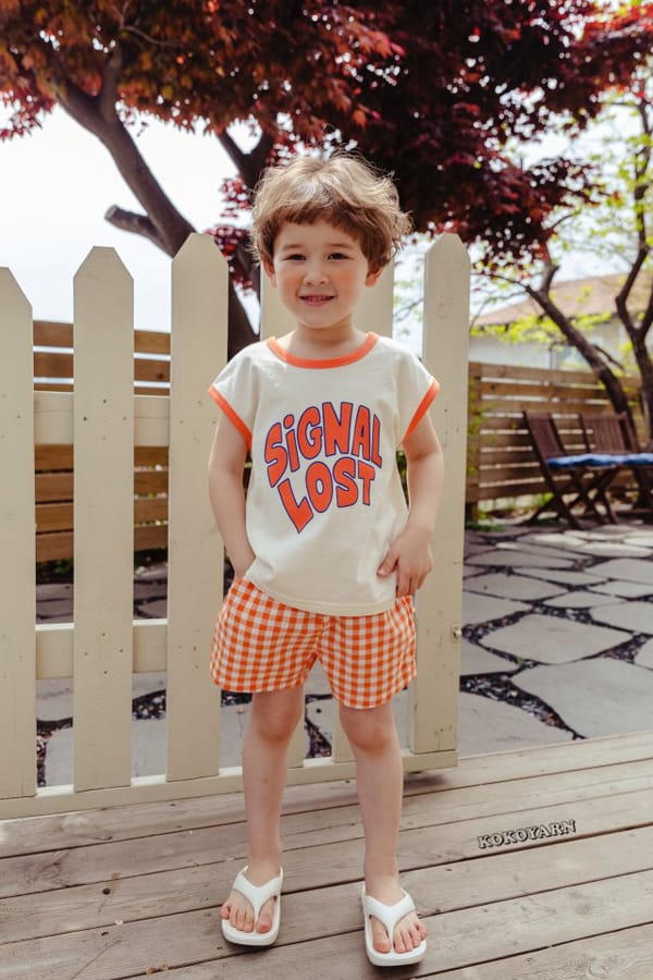 KOKOYARN - Korean Children Fashion - #Kfashion4kids - Check Shorts - 7