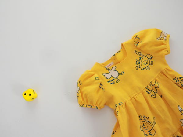 KOKOYARN - Korean Children Fashion - #Kfashion4kids - Linen Puff One-piece - 10