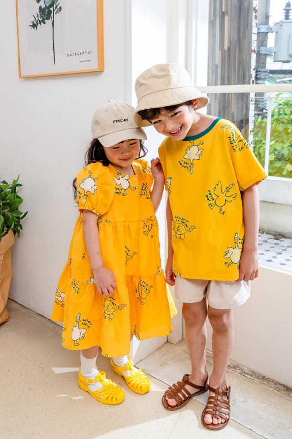 KOKOYARN - Korean Children Fashion - #Kfashion4kids - Linen Puff One-piece - 7