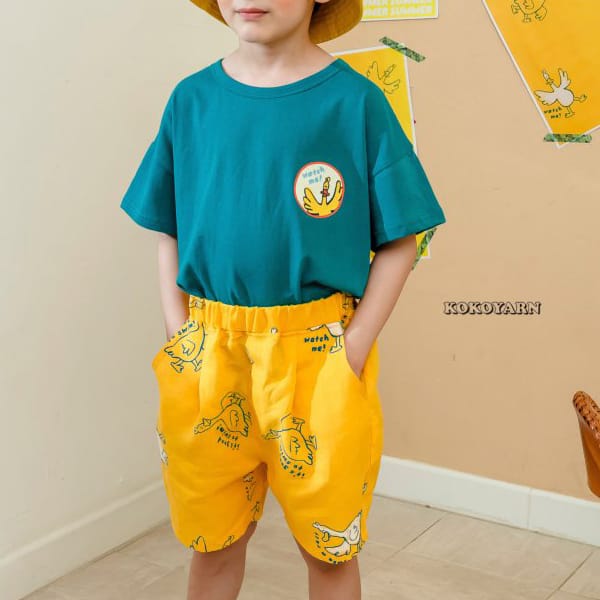 KOKOYARN - Korean Children Fashion - #Kfashion4kids - Linen Duck Shorts
